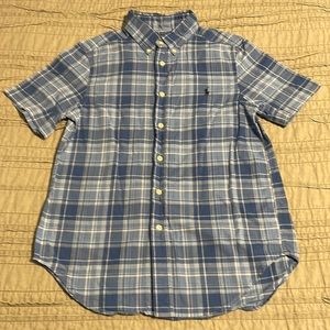 Polo Ralph Lauren short sleeve button up size Medium 10-12 EXCELLENT CONDITION